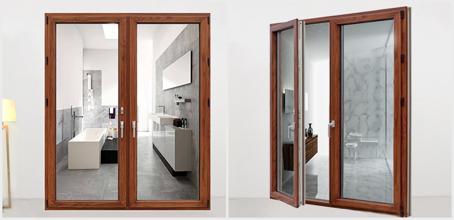 52系列非隔熱內開門產品展示