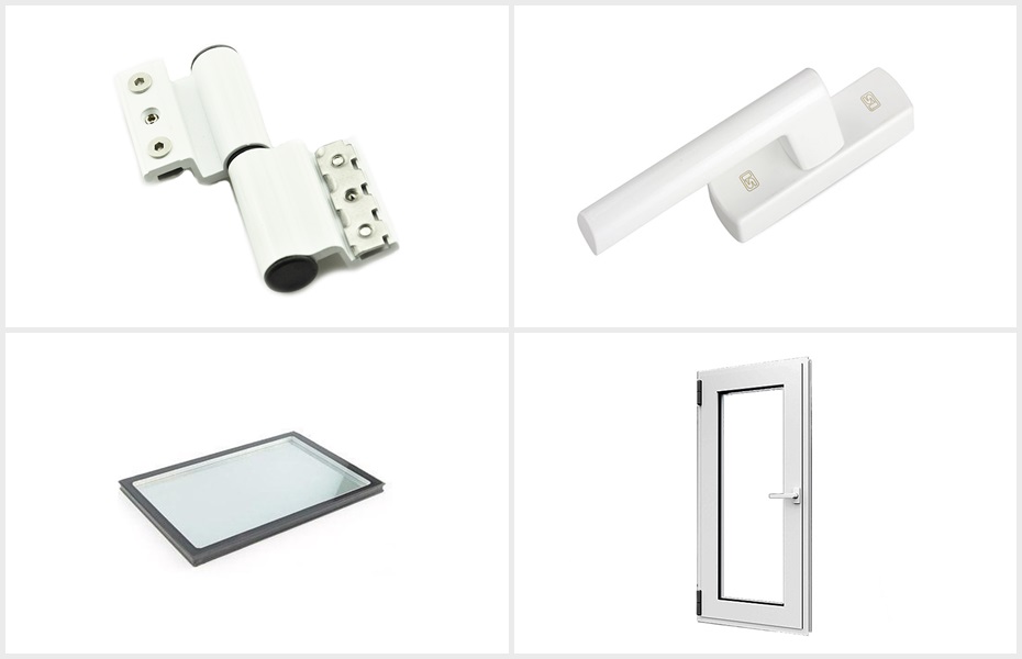 52系列非隔熱內開門配件